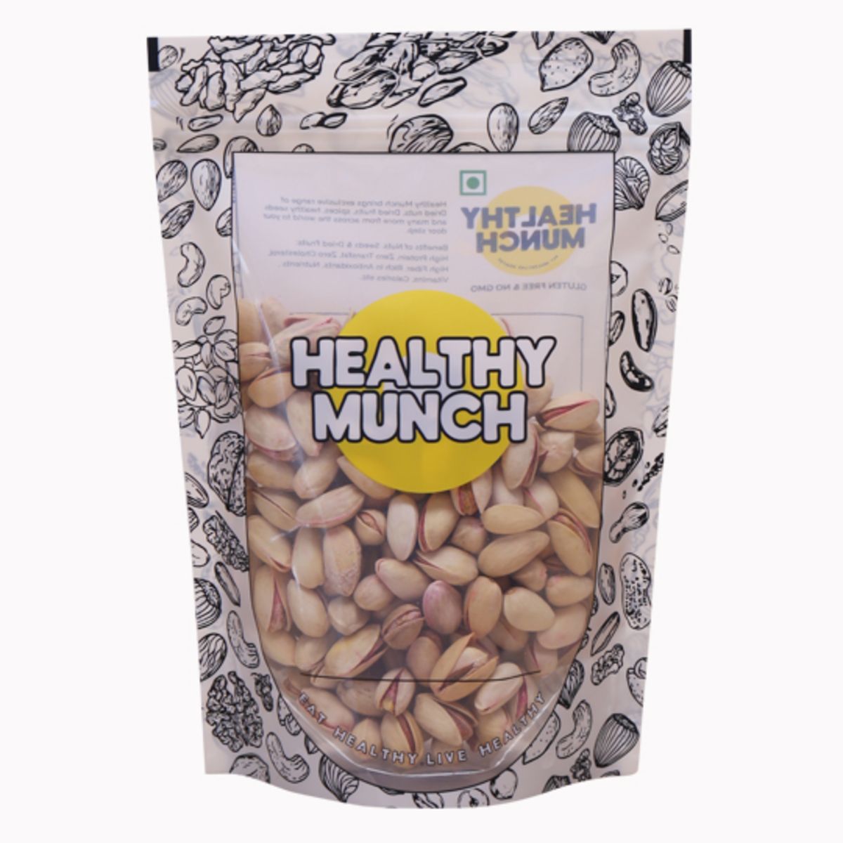 Buy Healthy Munch Premium Pistachios (Roasted & Salted) 250 gms at Best Price Online