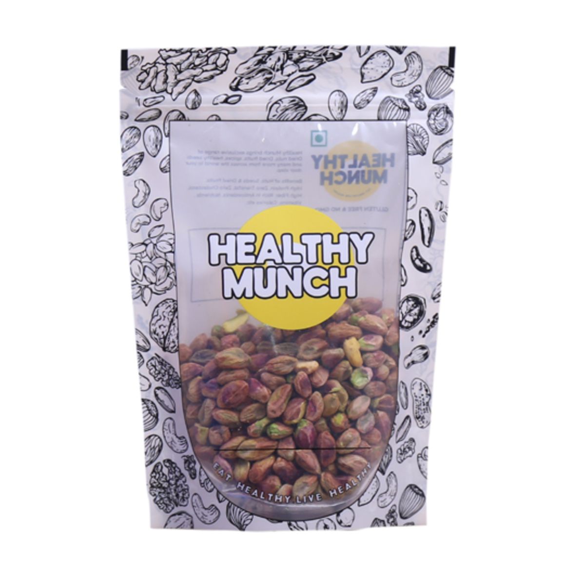 Healthy Munch Premium Pistachio Kernels (Raw/Unsalted) 150 gms