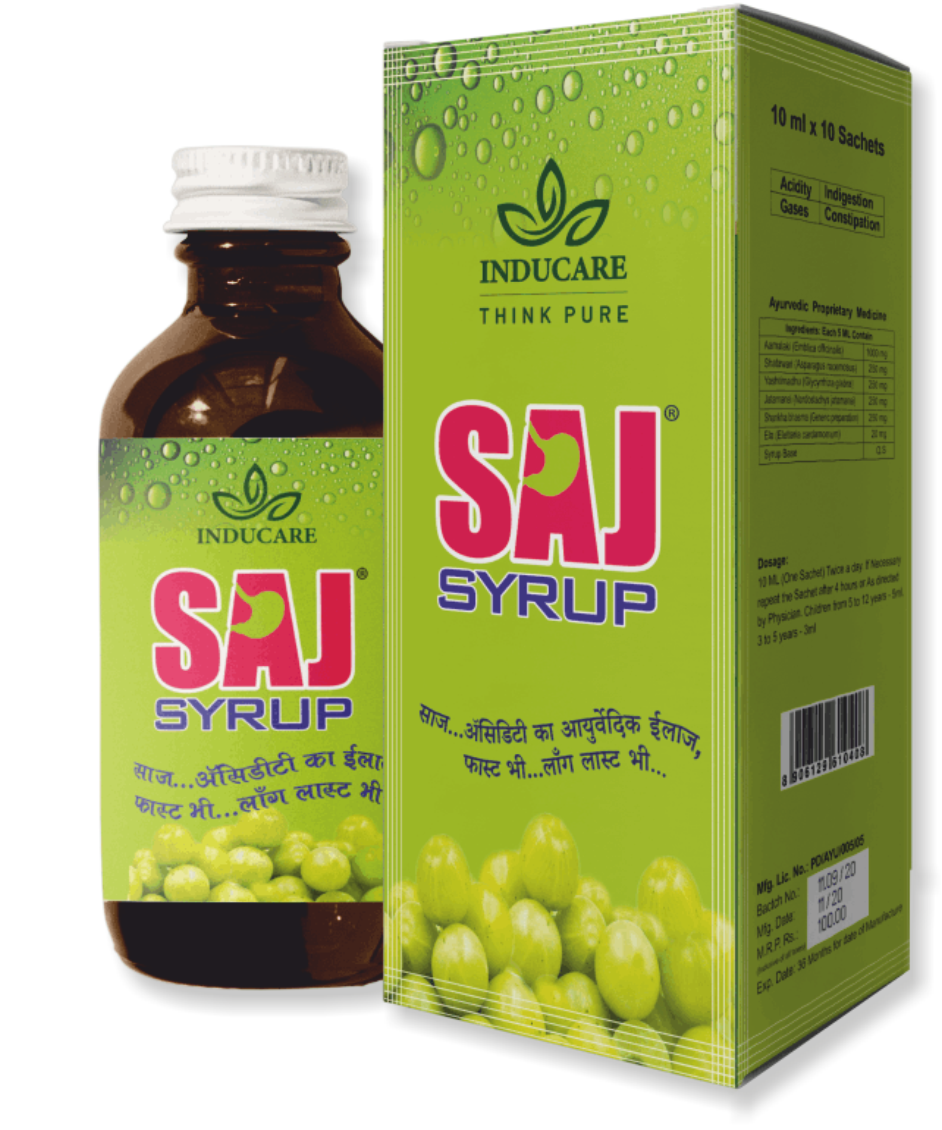 Buy Inducare Pharma Saj Syrup at Best Price Online