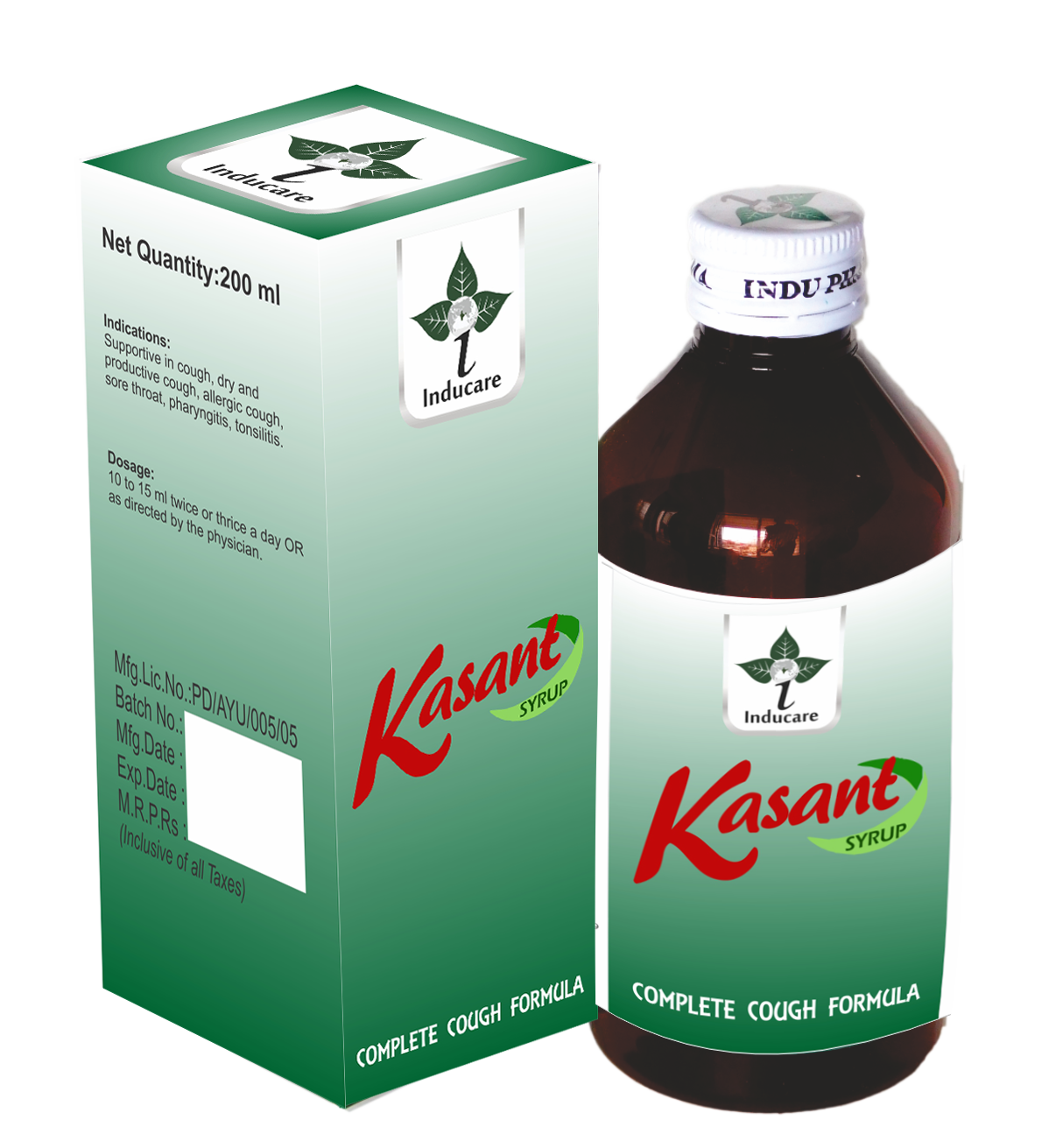 Inducare Pharma Kasant Syrup