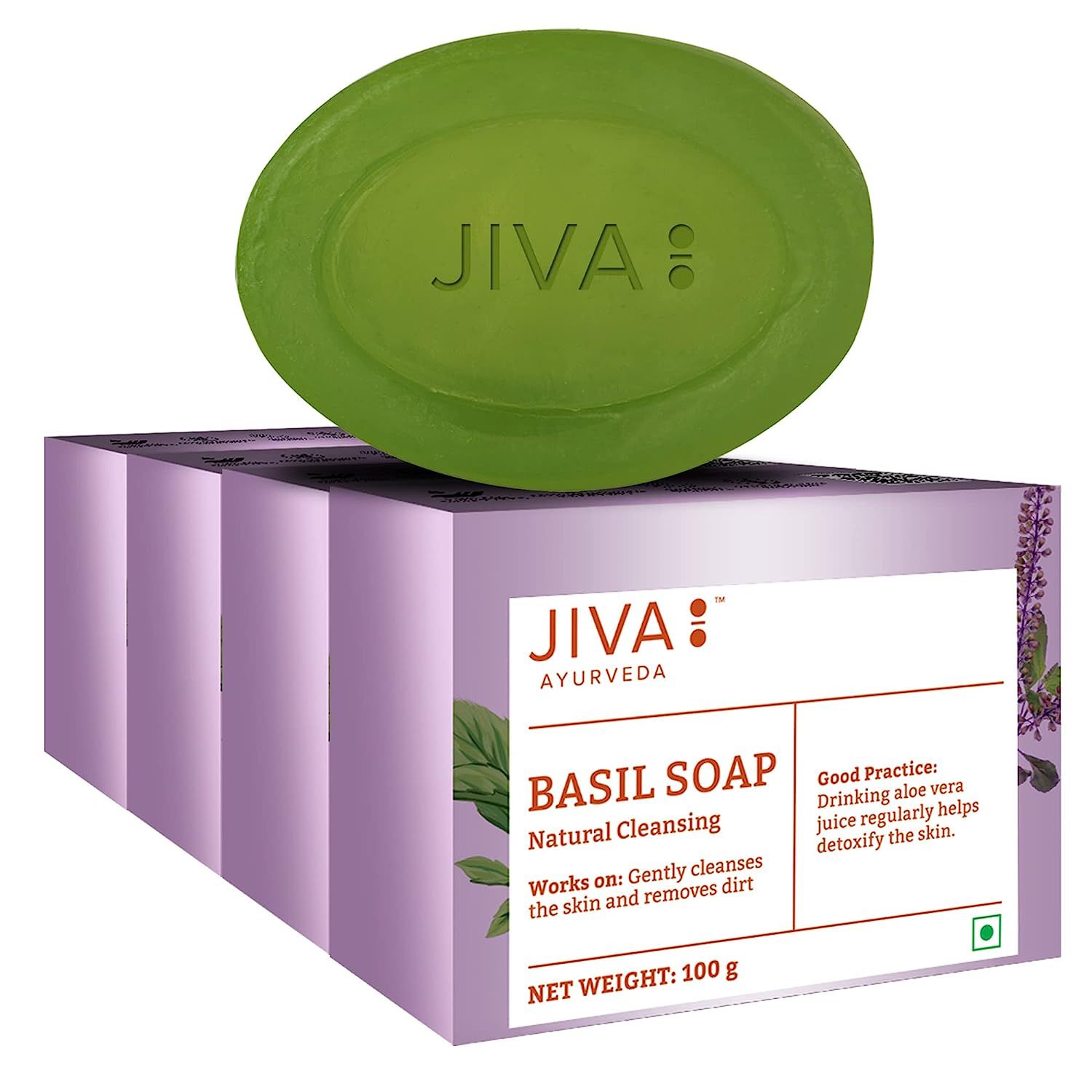 Buy Jiva Ayurveda Basil Soap at Best Price Online