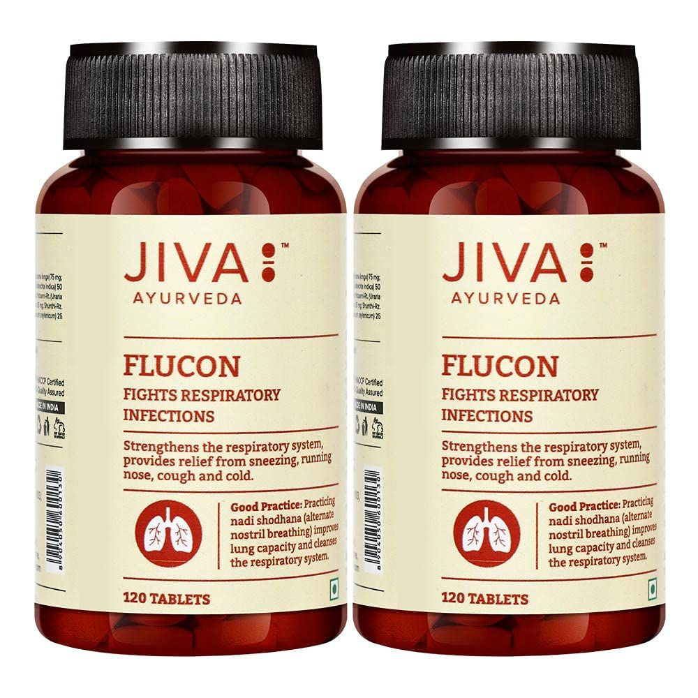 Buy Jiva Ayurveda Flucon 120 Tablets at Best Price Online