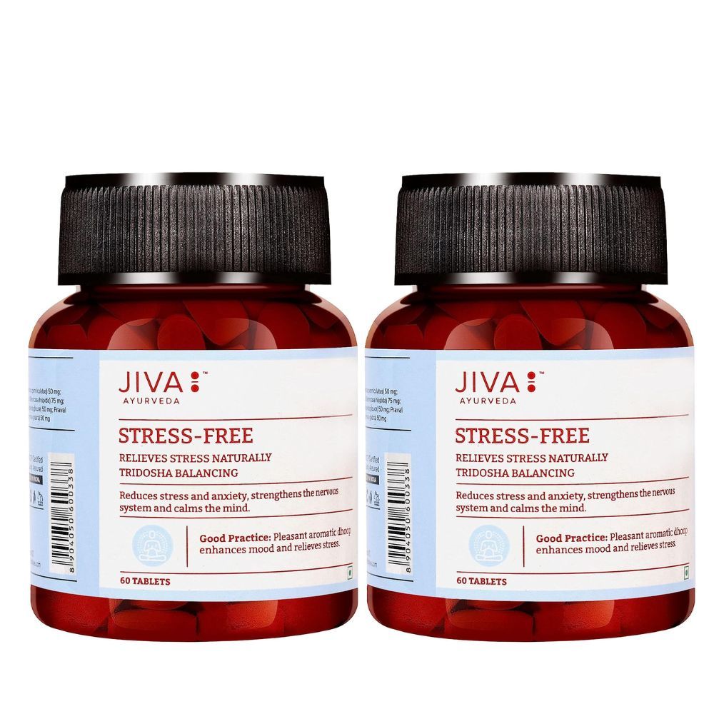 Jiva Ayurveda Stress Free 60 Tablets