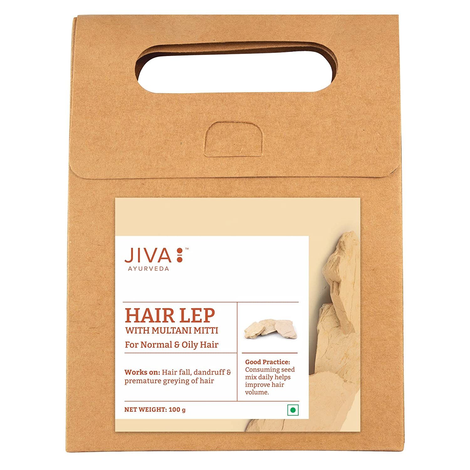 Jiva Ayurveda Hair Lep (Multani Mitti) 100 g