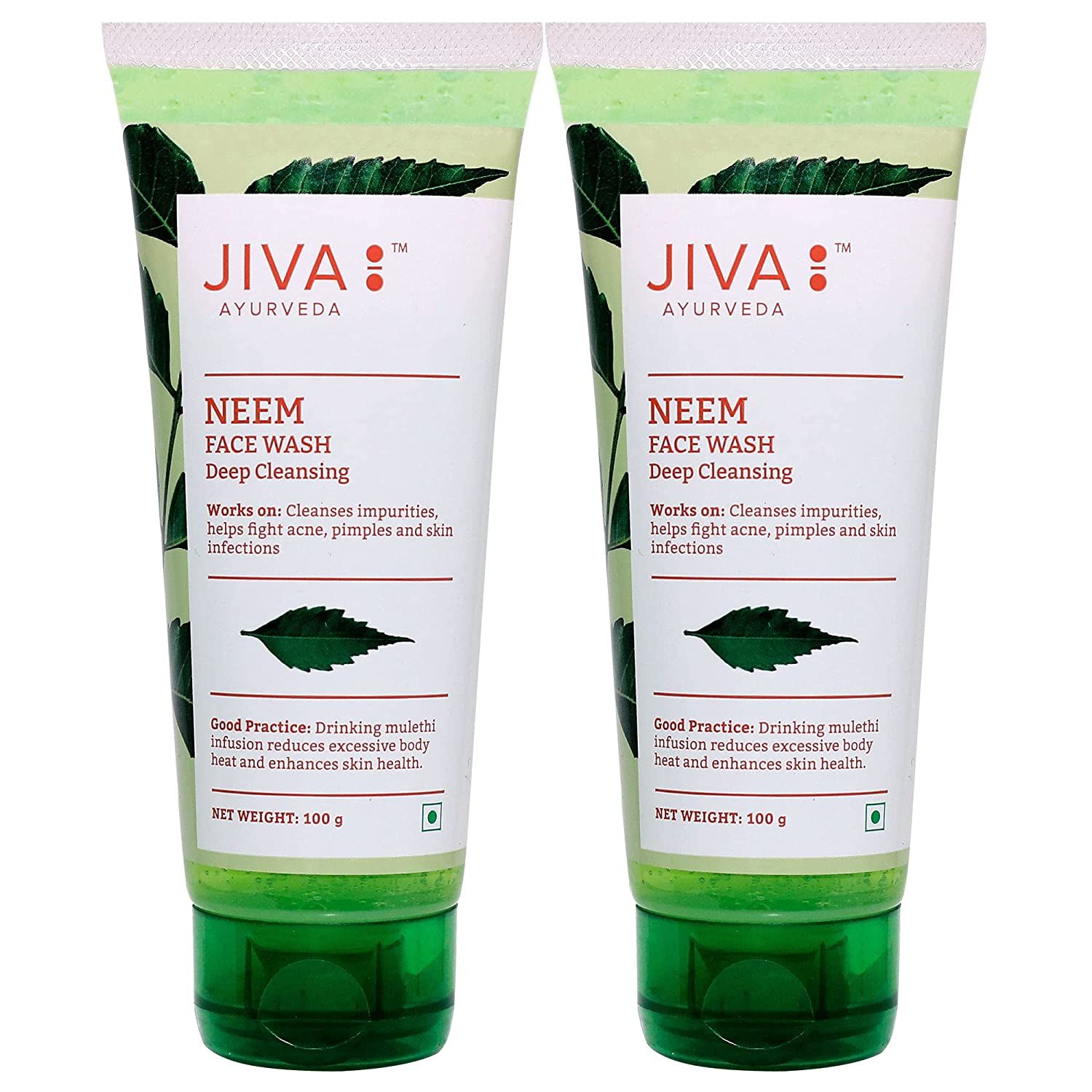 Jiva Ayurveda Neem Face Wash 100gm