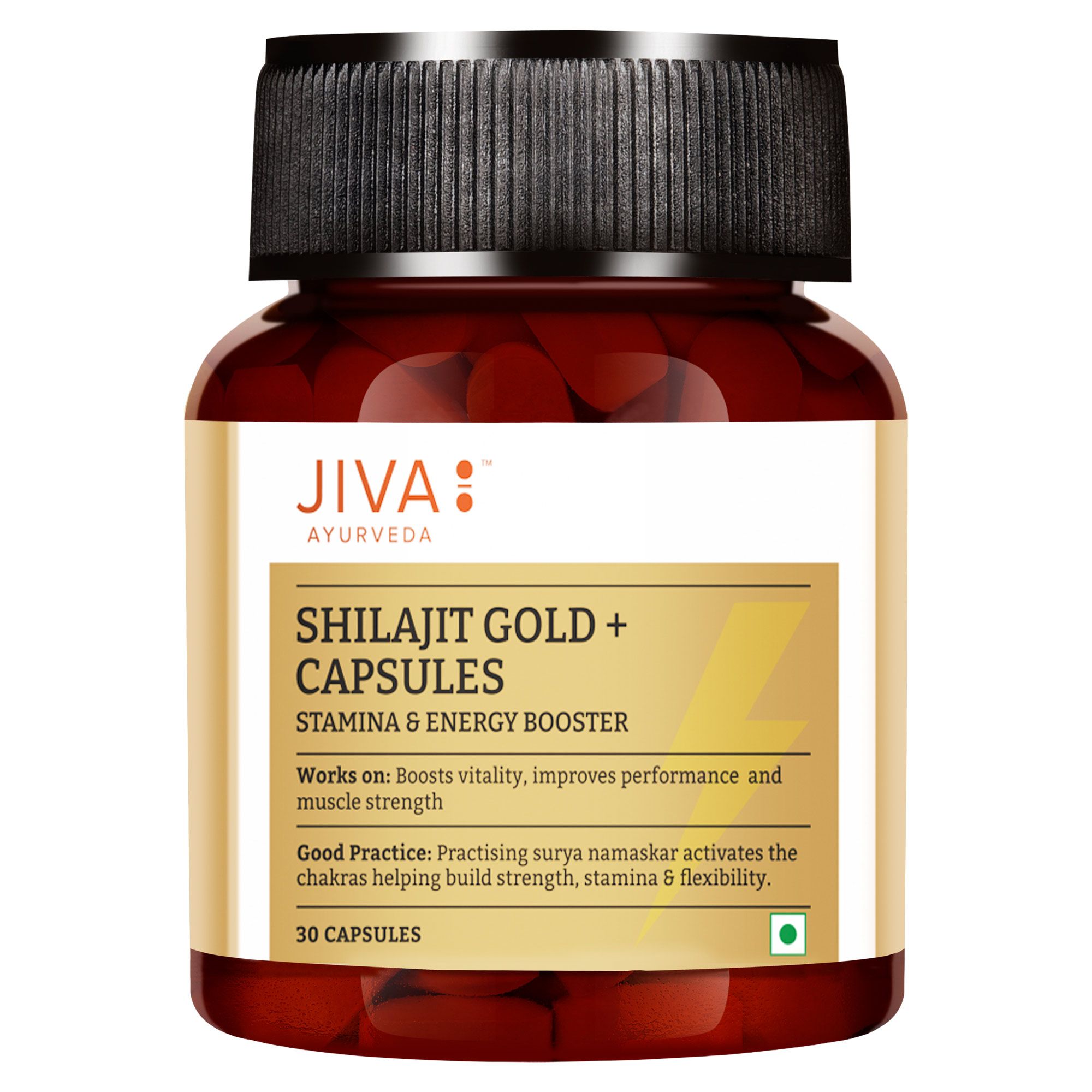 Jiva Ayurveda Shilajit Gold + 30 Capsules