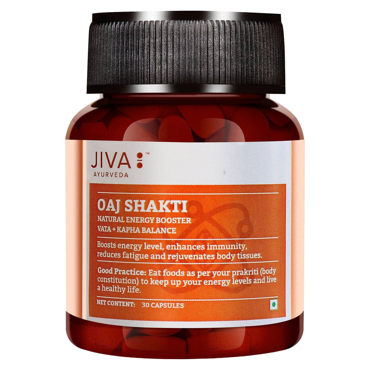 Jiva Ayurveda Oaj Shakti Capsules