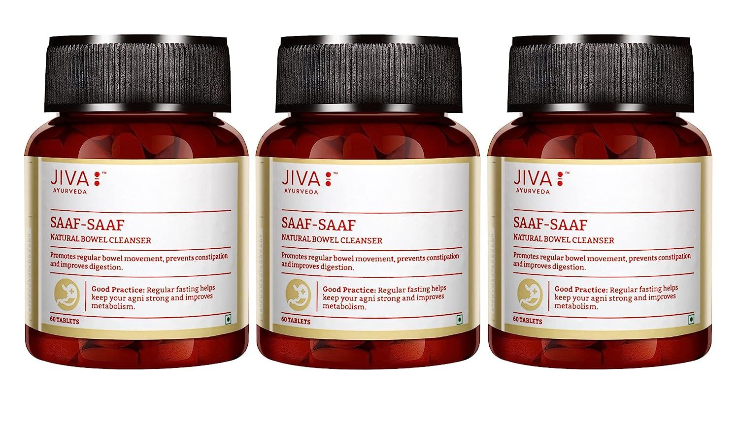 Jiva Ayurveda Saaf Saaf 60 Tablets