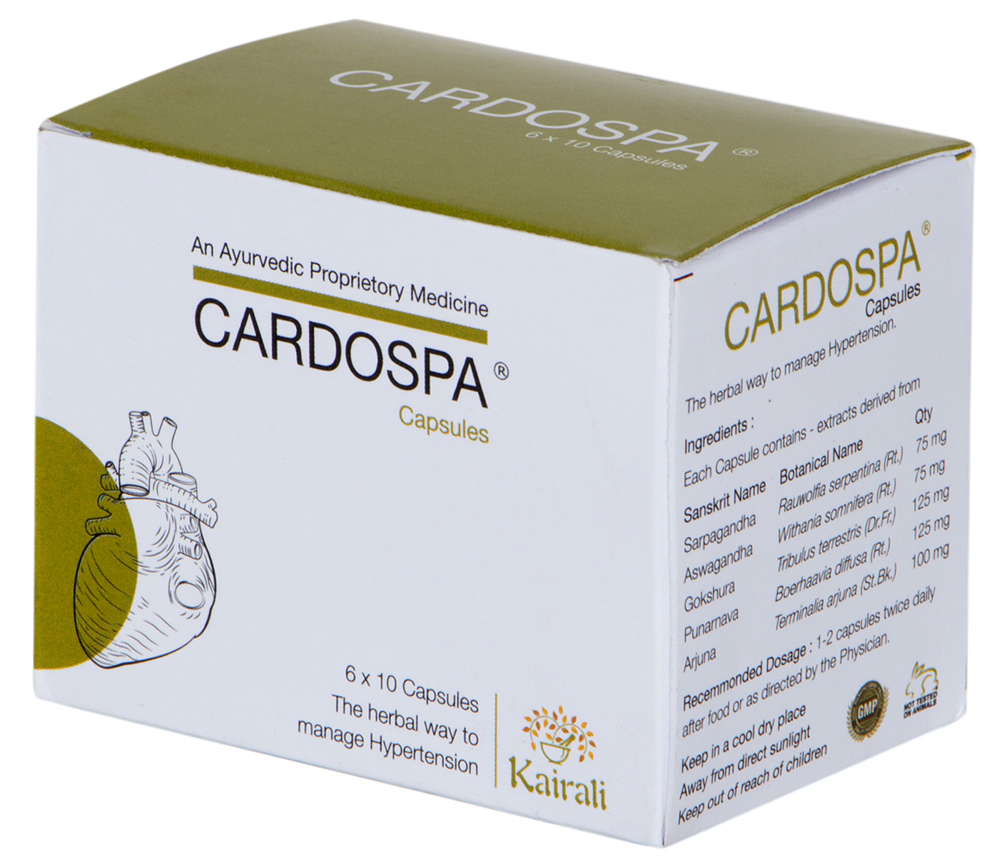 Buy Kairali Cardospa Capsule at Best Price Online