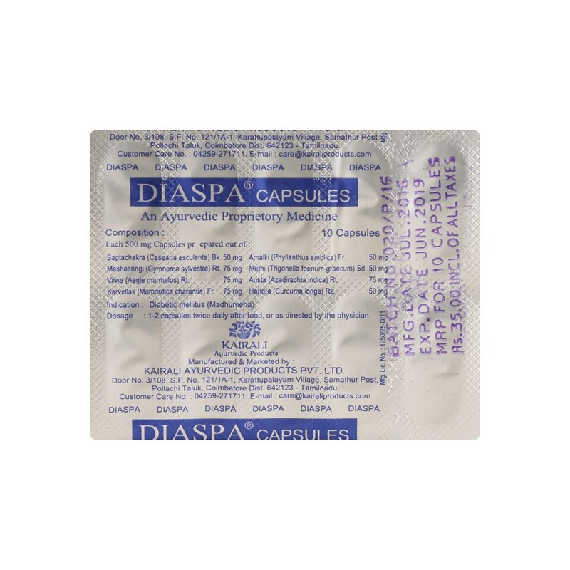 Buy Kairali Diaspa Capsule at Best Price Online