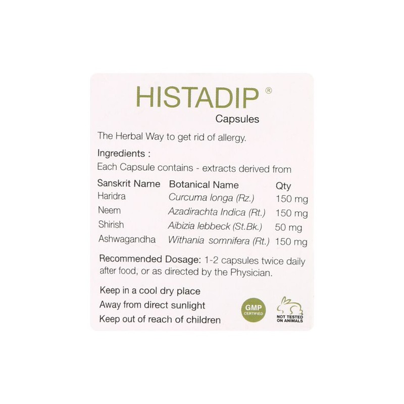Buy Kairali Histadip Capsule at Best Price Online