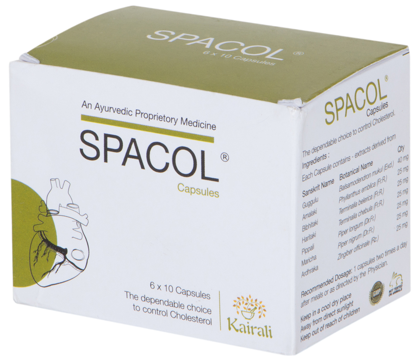 Buy Kairali Spacol Capsule at Best Price Online