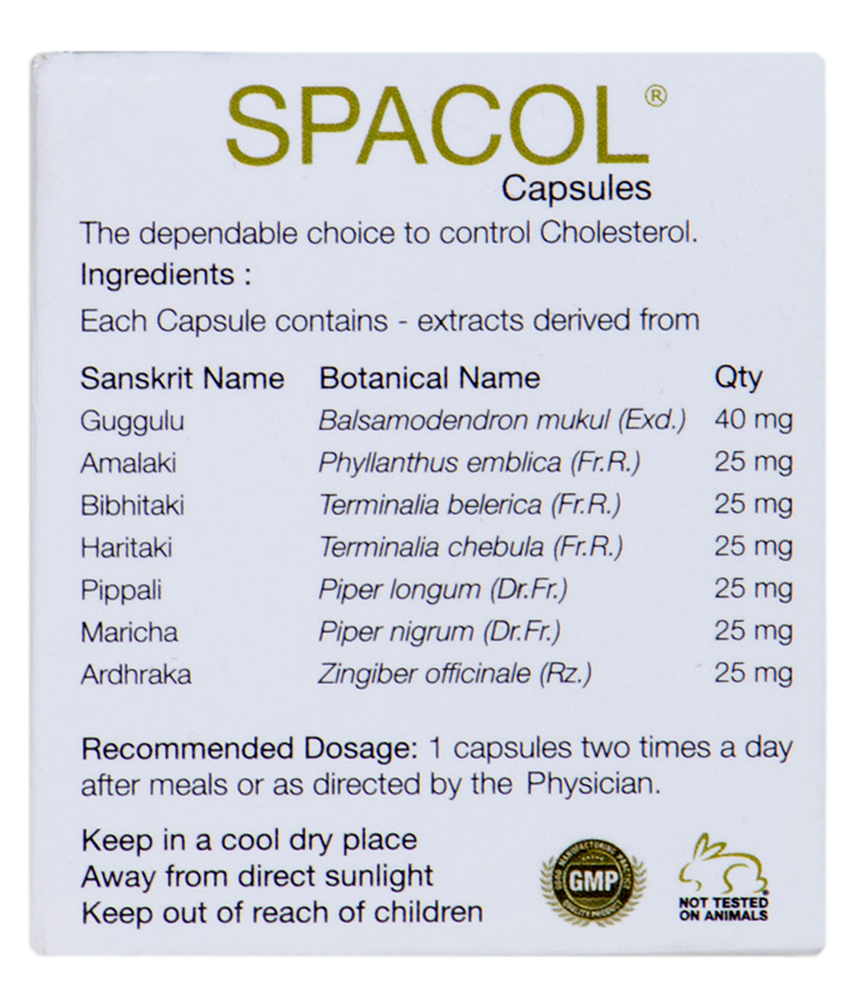Kairali Spacol Capsule