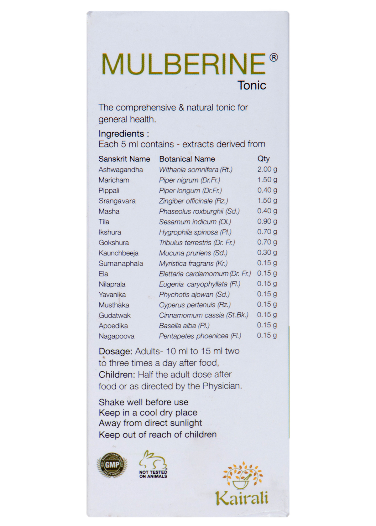 Kairali Mulberine Tonic