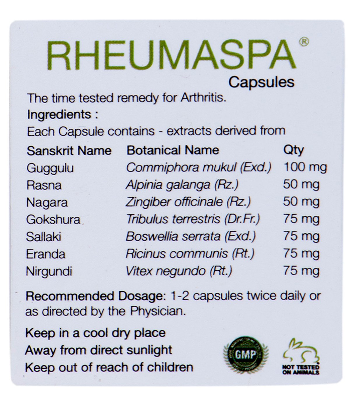 Kairali Rheuma Spa Capsule