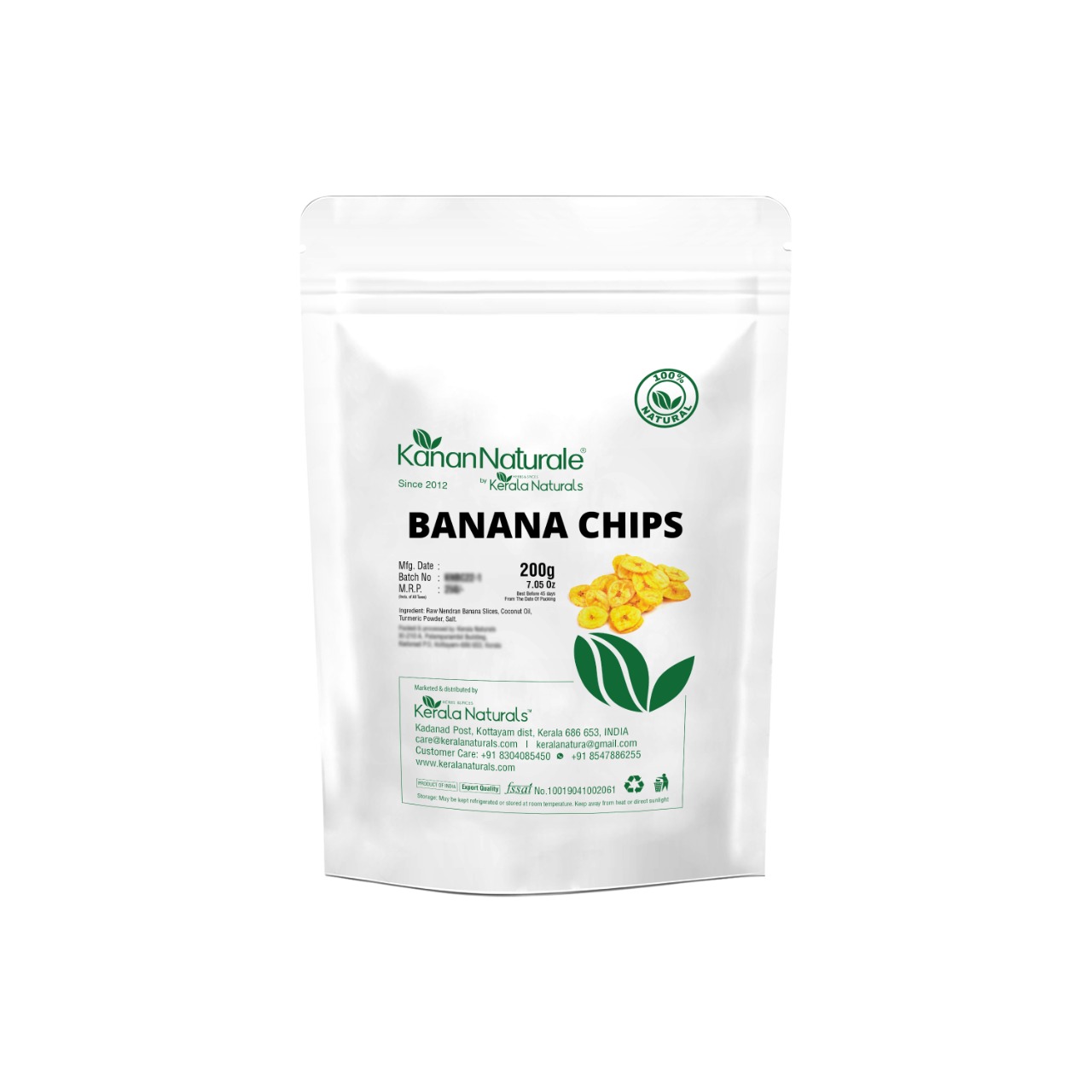 Kanan Naturale Banana Chips 