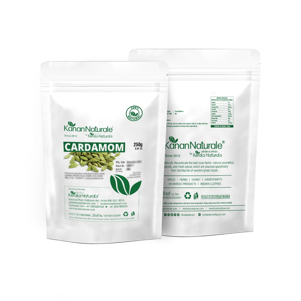 Buy Kanan Naturale Cardamom 250 gm at Best Price Online