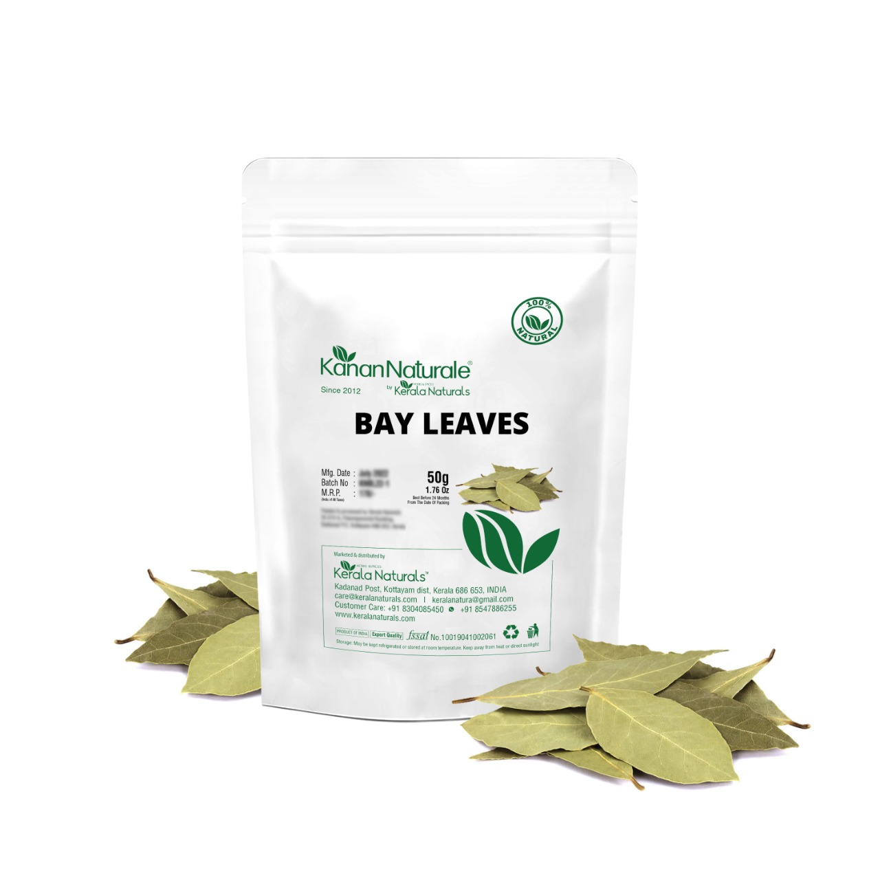 Kanan Naturale Bay Leaves From Kerala  (Pure , Fresh and Handpicked)