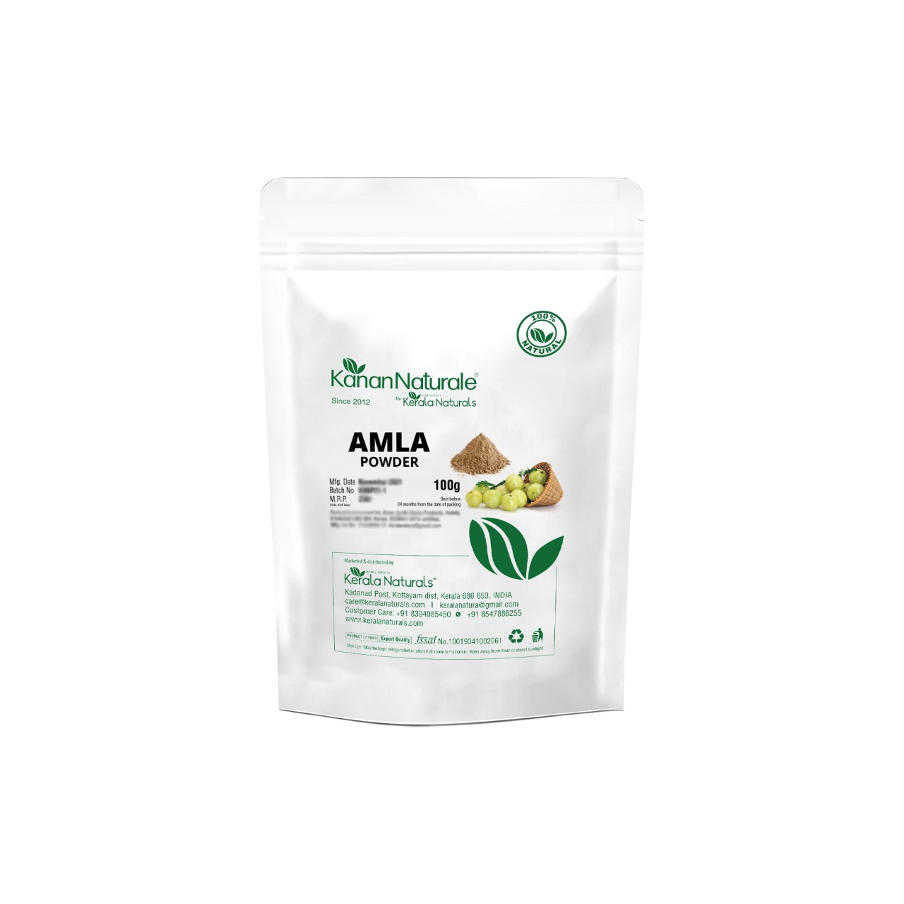 Buy Kerala Naturals Amla powder 200gm at Best Price Online