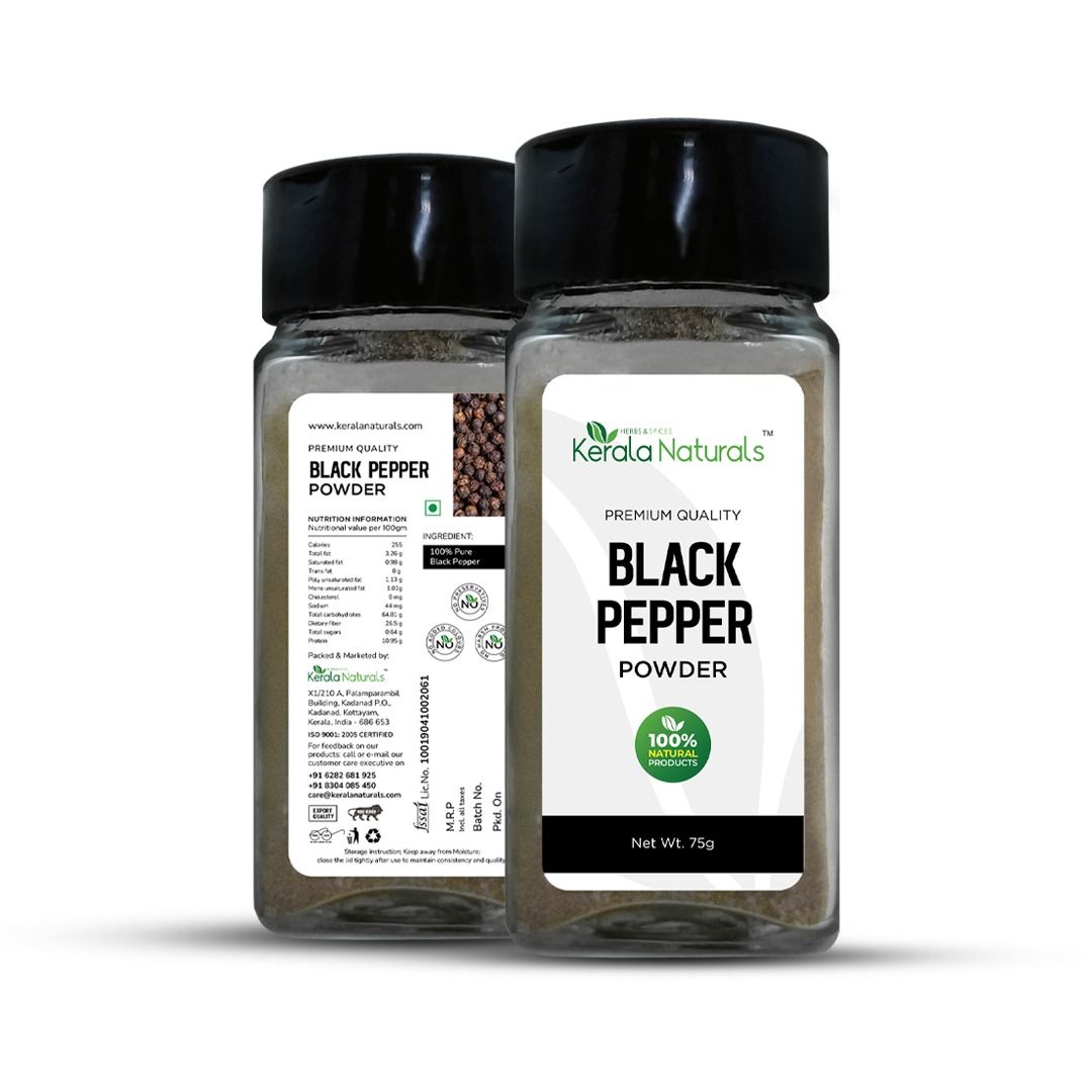 Buy Kerala Naturals Black Pepper powder at Best Price Online