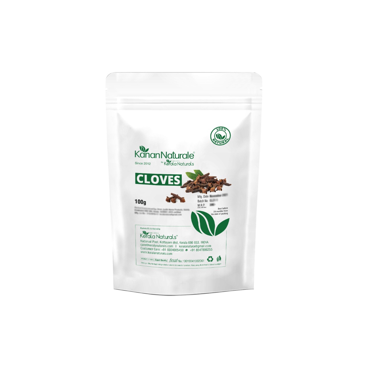 Kerala Naturals Cloves 100gm