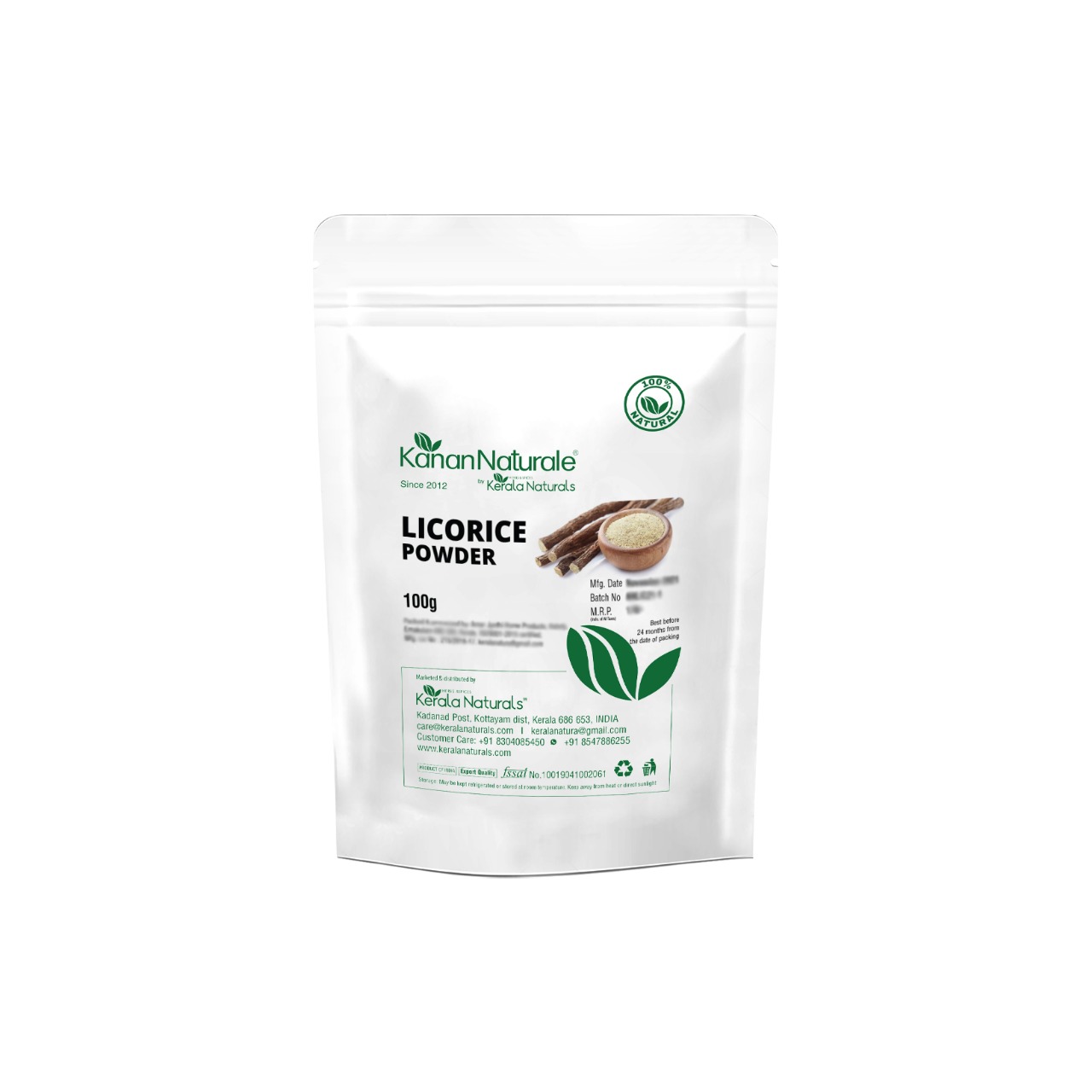 Kerala Naturals Licorice Root Powder 200 gm 