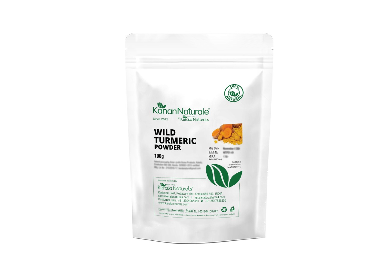 Buy Kerala Naturals Kasturi Turmeric  (Wild Turmeric ) Powder 200gm at Best Price Online