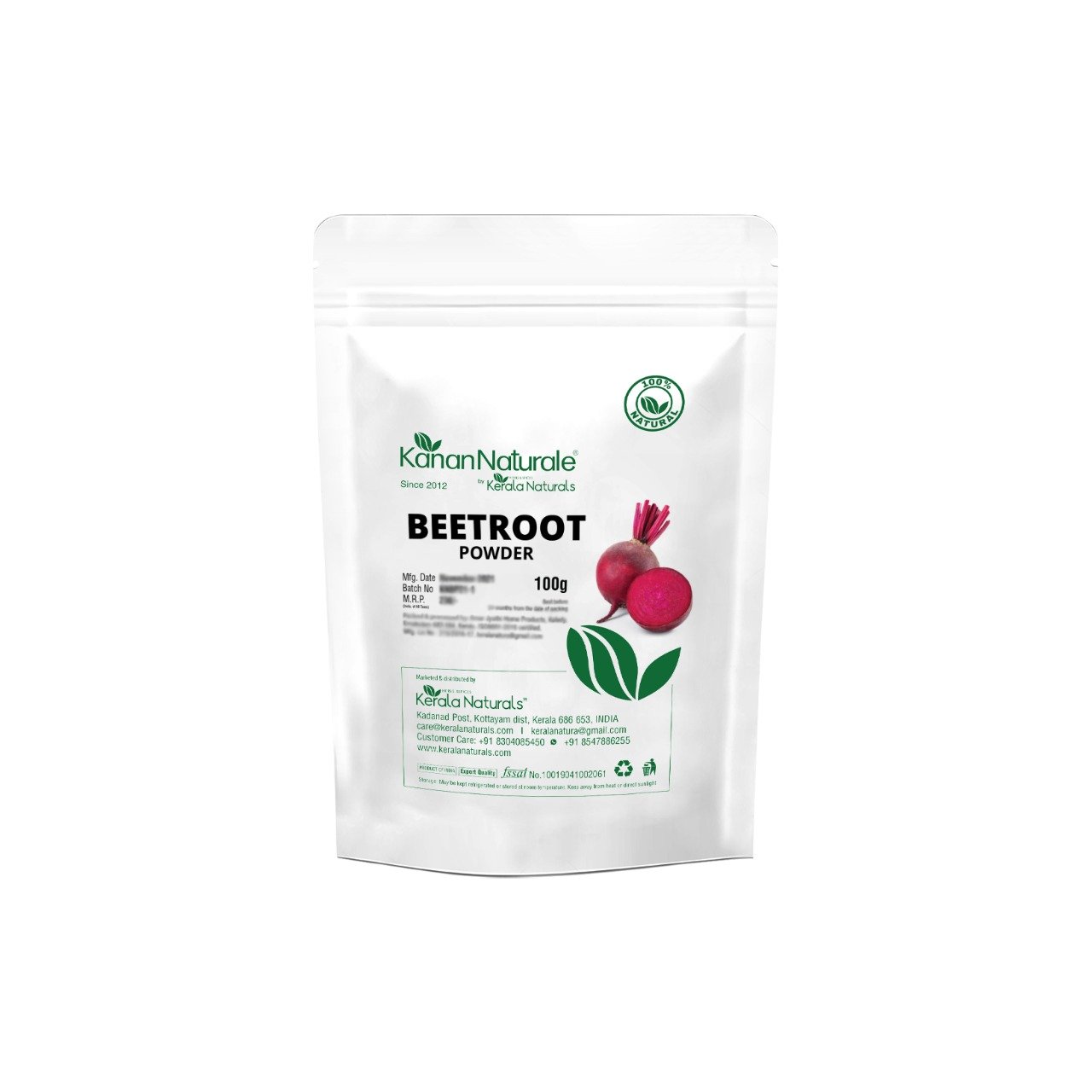 Buy Kerala Naturals Beetroot Powder 100gm at Best Price Online