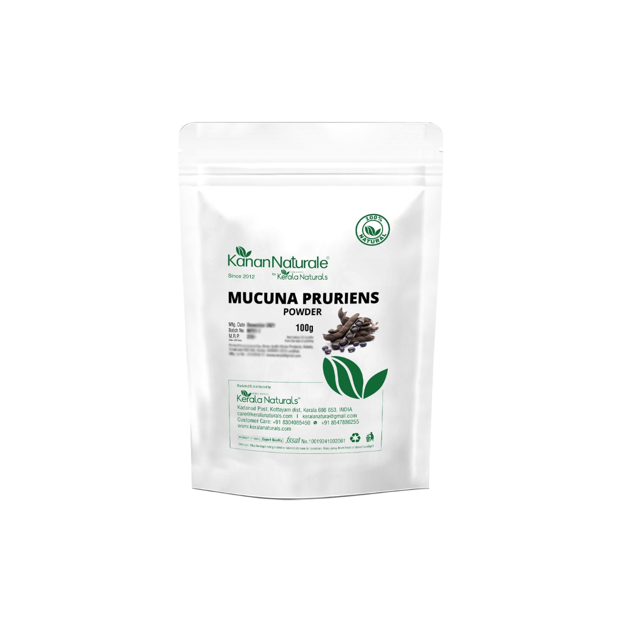 Kerala Naturals Mucuna Pruriens 100gm