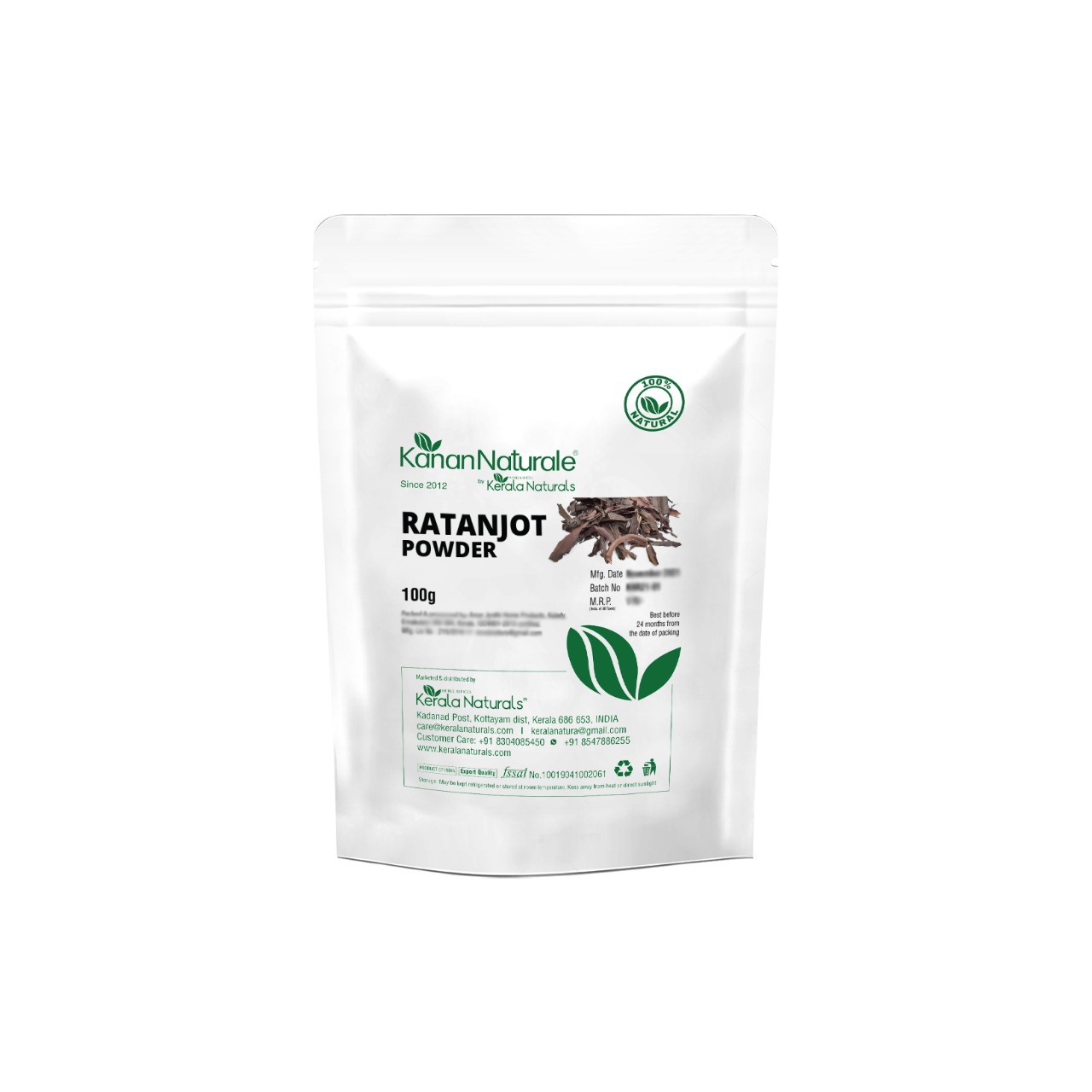 Kerala Naturals Ratanjot Powder 100gm