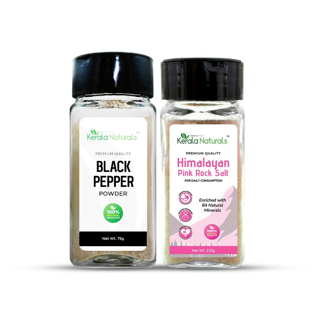 Kerala Naturals Salt & Pepper Combo