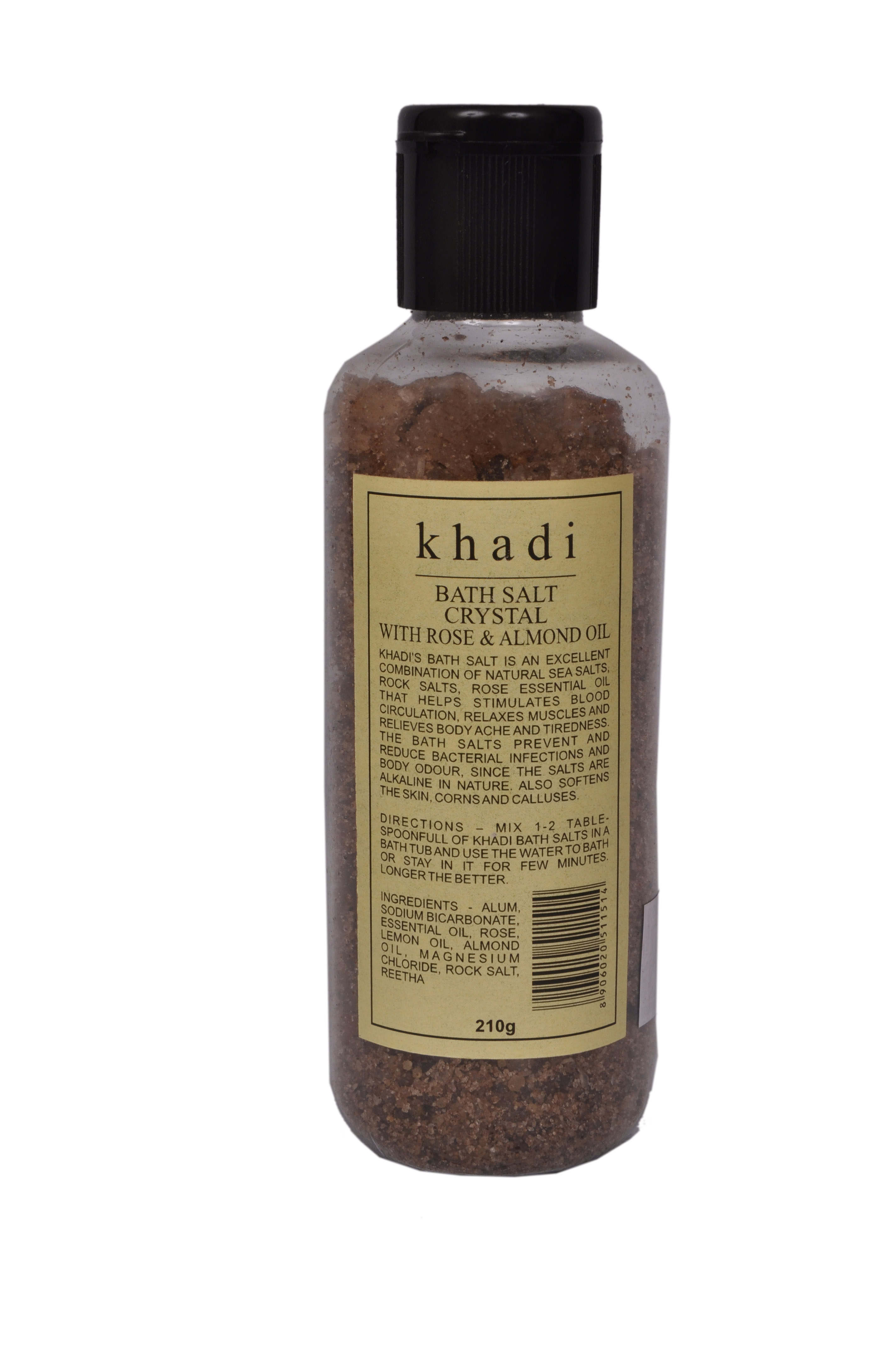 Khadi Bath Salt Crystal with Rose & Almond Oil