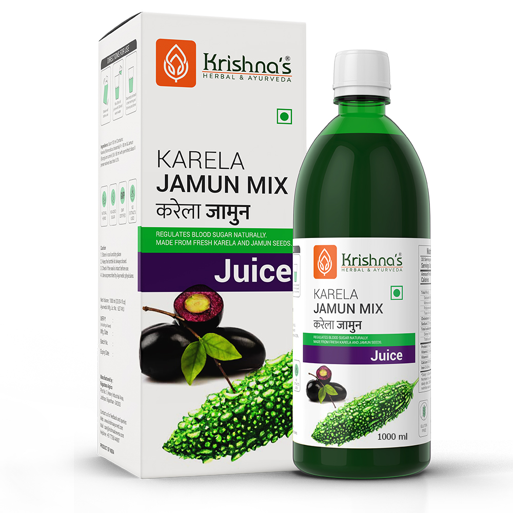 Buy Krishna Herbal Karela Jamun juice at Best Price Online