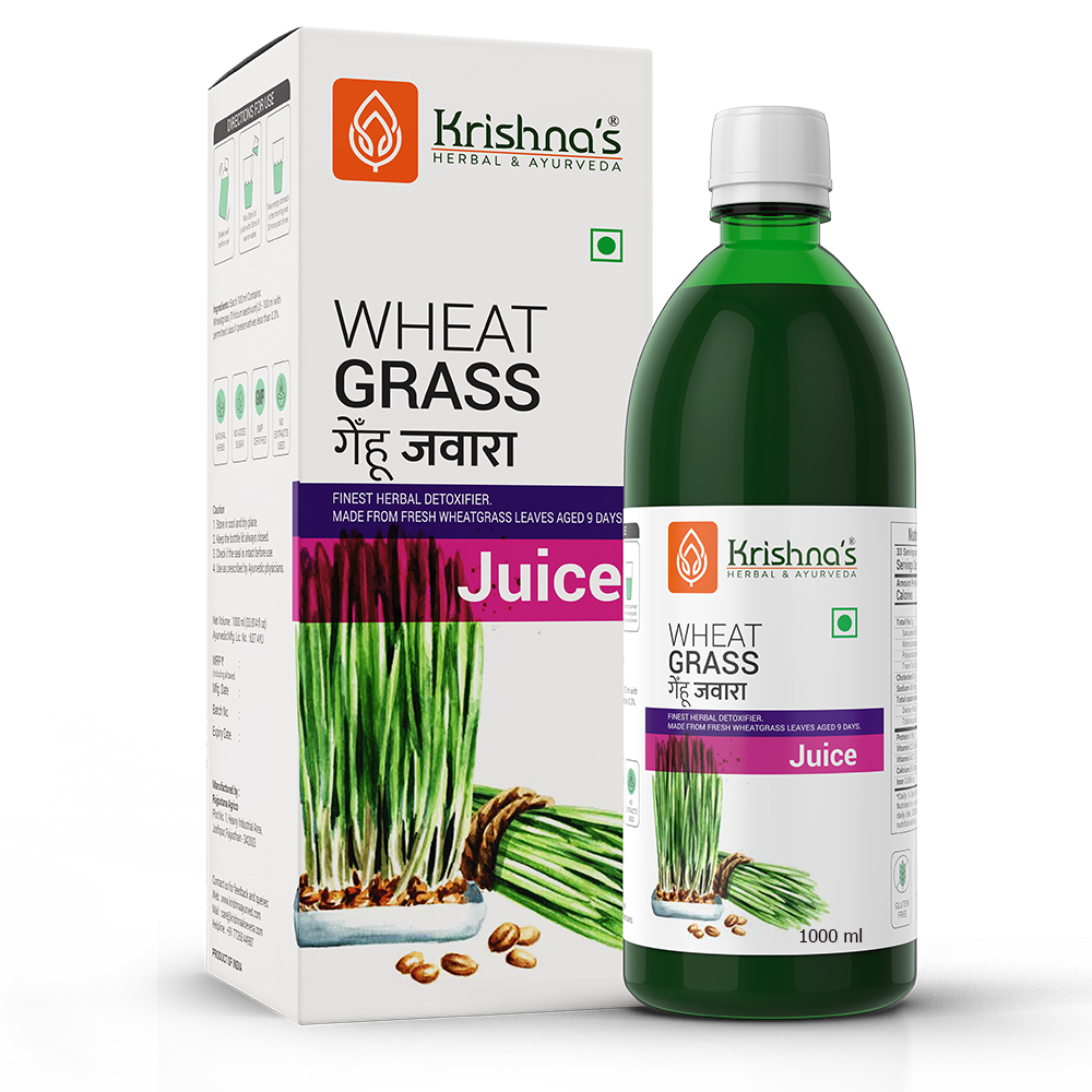 Buy Krishna Herbal Wheatgrass Juice at Best Price Online