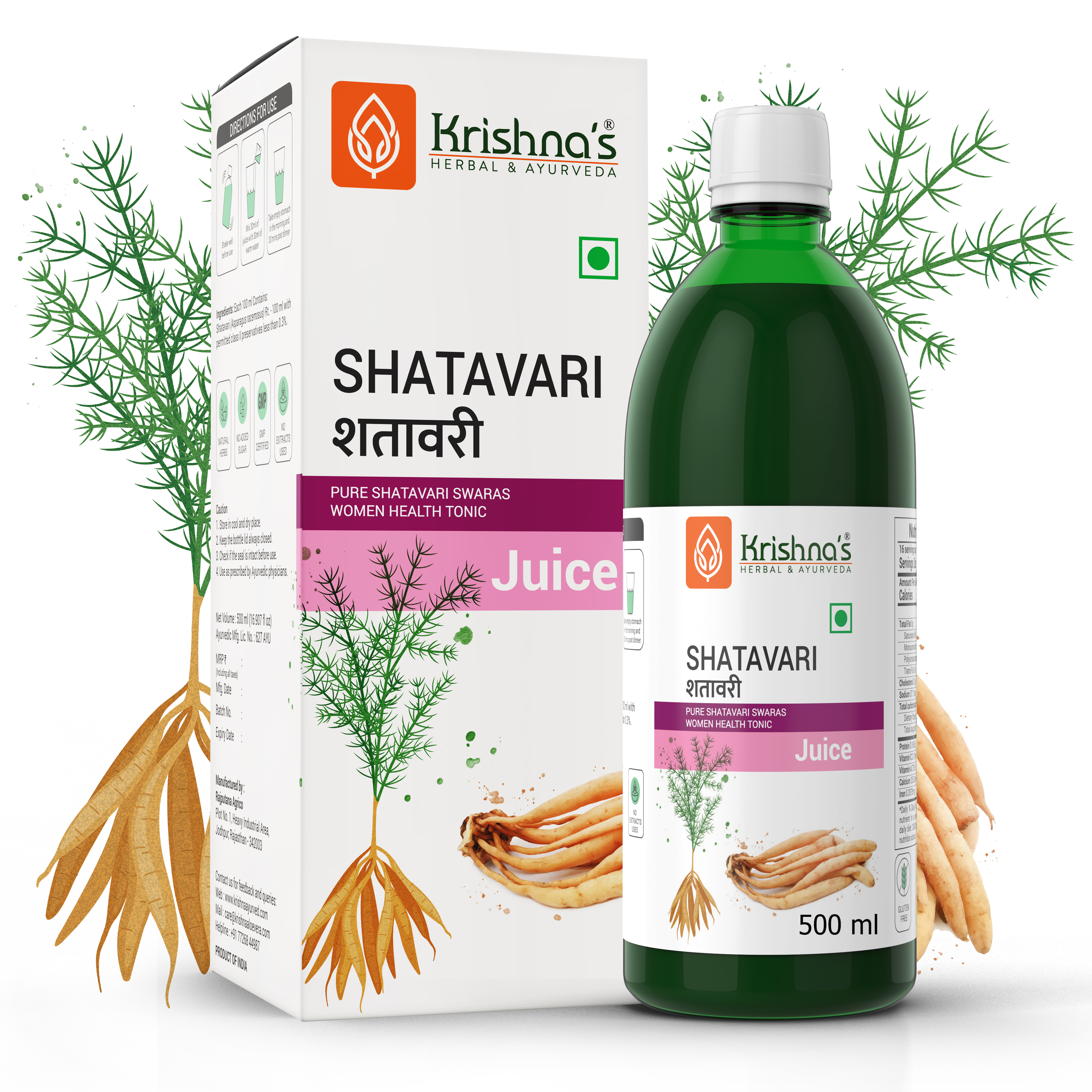 Krishna Herbal Shatavari Juice