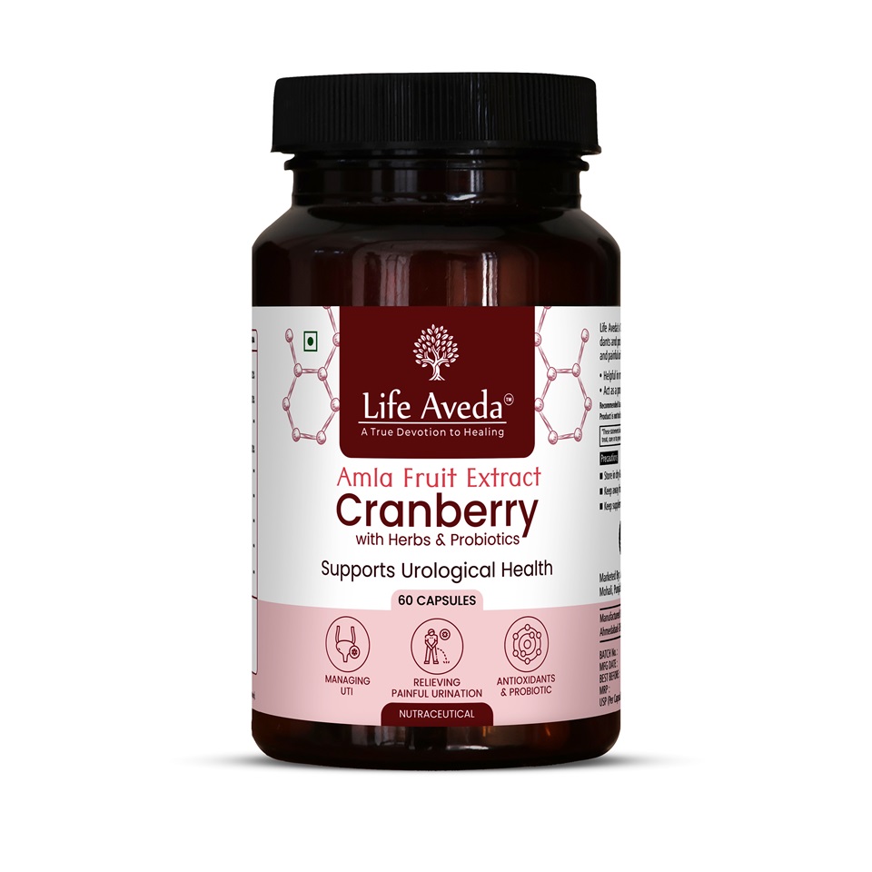 Life Aveda Cranberry & Amla Fruit Extracts Capsules