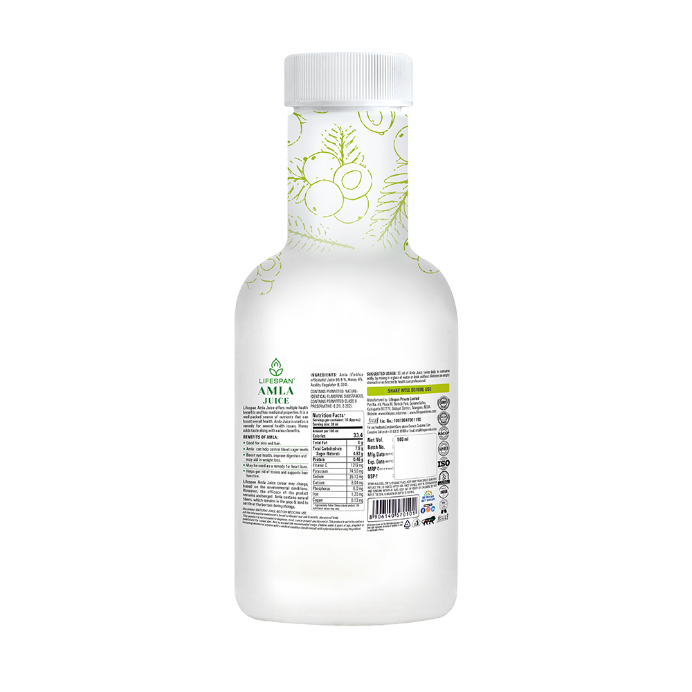 Lifespan Amla Juice with Honey