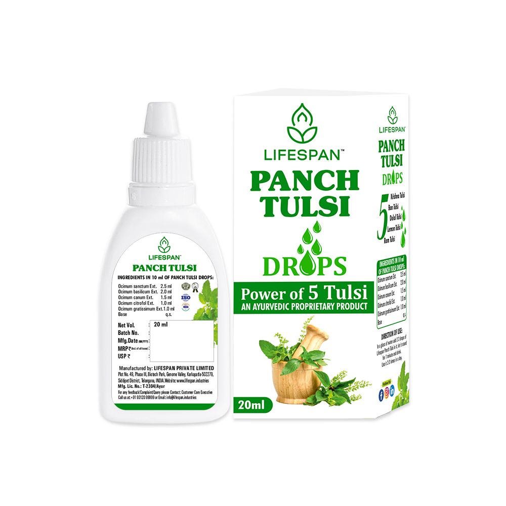 Buy Lifespan Panch Tulsi drops at Best Price Online