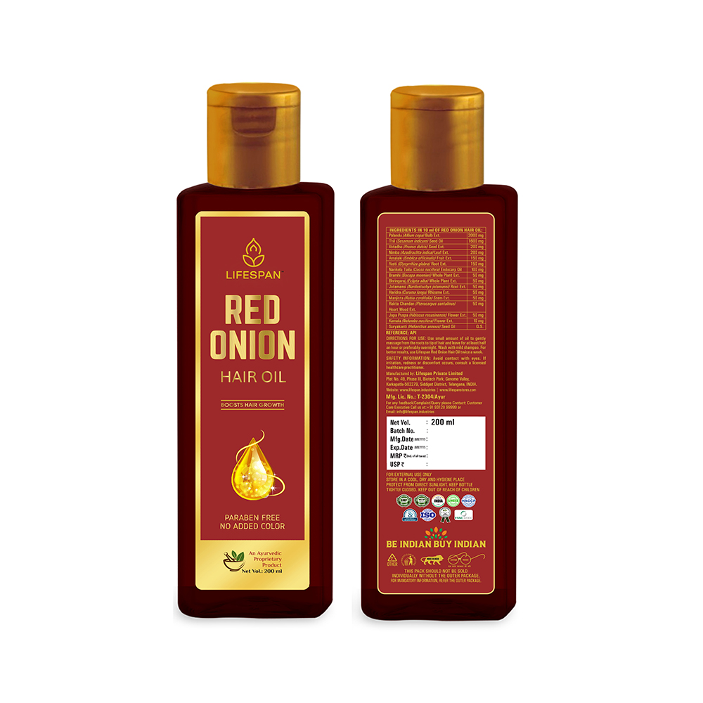 Buy Lifespan Red Onion Hair oil at Best Price Online