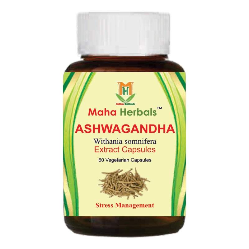 Maha Herbal Ashwagandha Extract Capsules