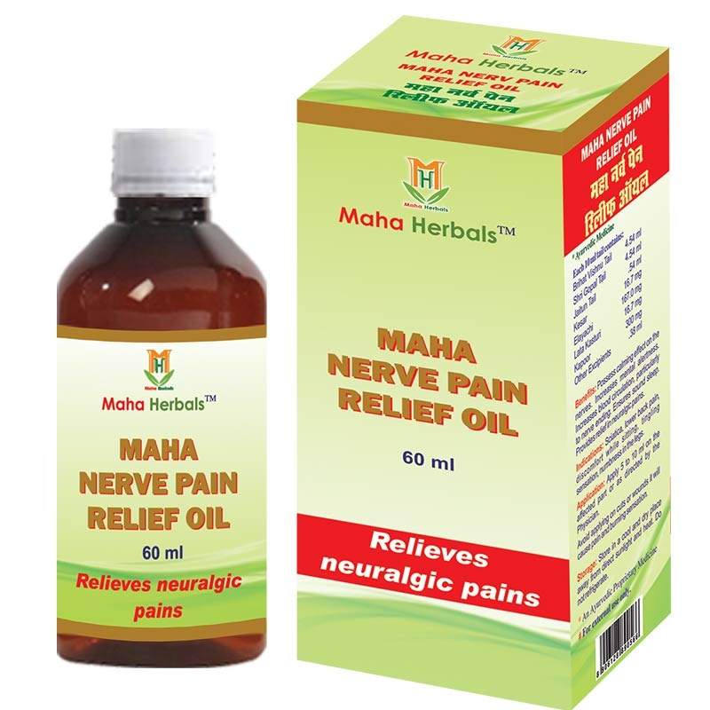 Maha Herbal Maha Nerve Pain Relief Oil