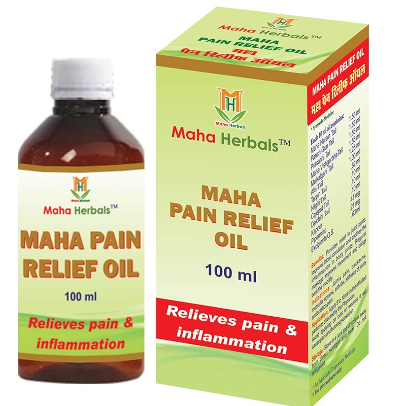 Maha Herbal Maha Pain Relief Oil