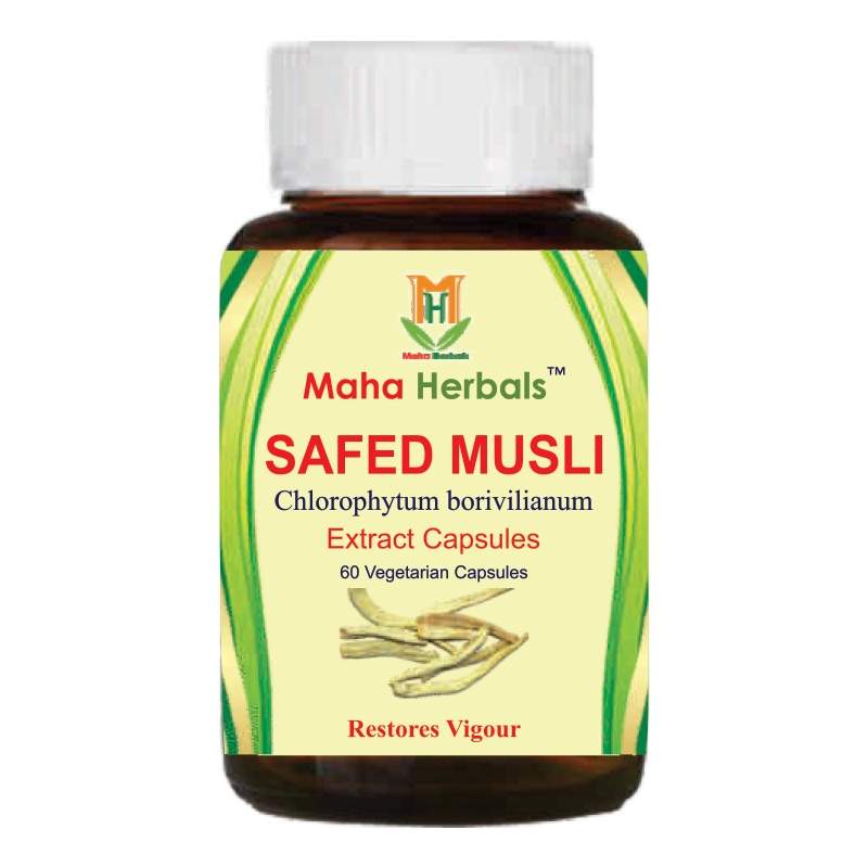 Maha Herbal Safed Musli Extract Capsules