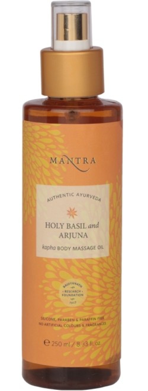 Mantra Holy Basil And Arjuna Kapha Body Massage Oil