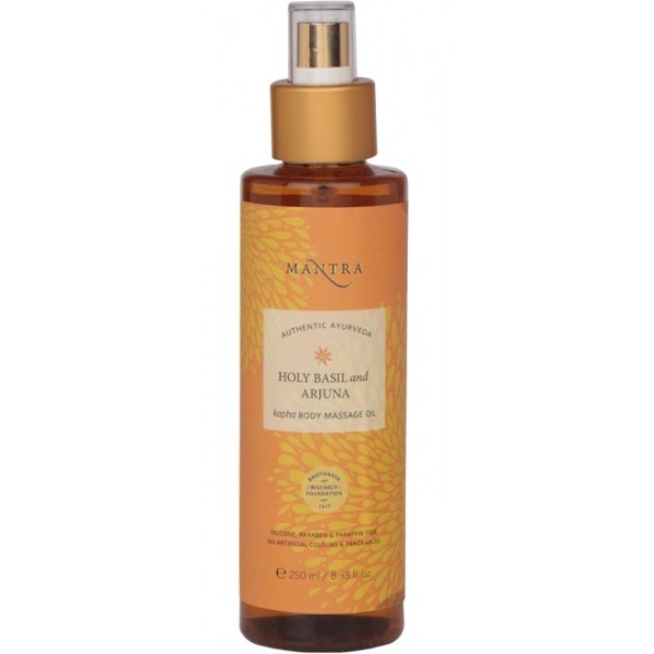 Mantra Holy Basil And Arjuna Kafa Body Massage Oil