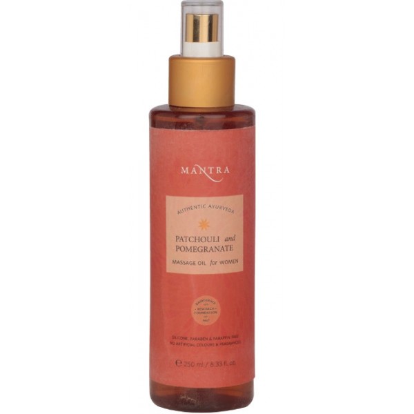 Mantra Patchouli And Pomegranate Massage Oil For Women