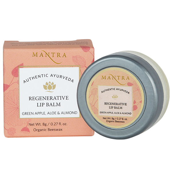 Mantra Regenerative Lip Balm Green Apple Aloe & Almond