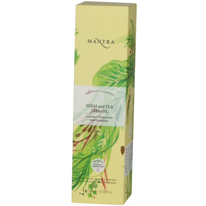 Mantra Neem & Tea Tree Oil Dandruff Removing Hair Cleanser 