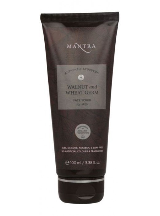 Mantra Walnut & Wheat Germ Face Scrub For Men