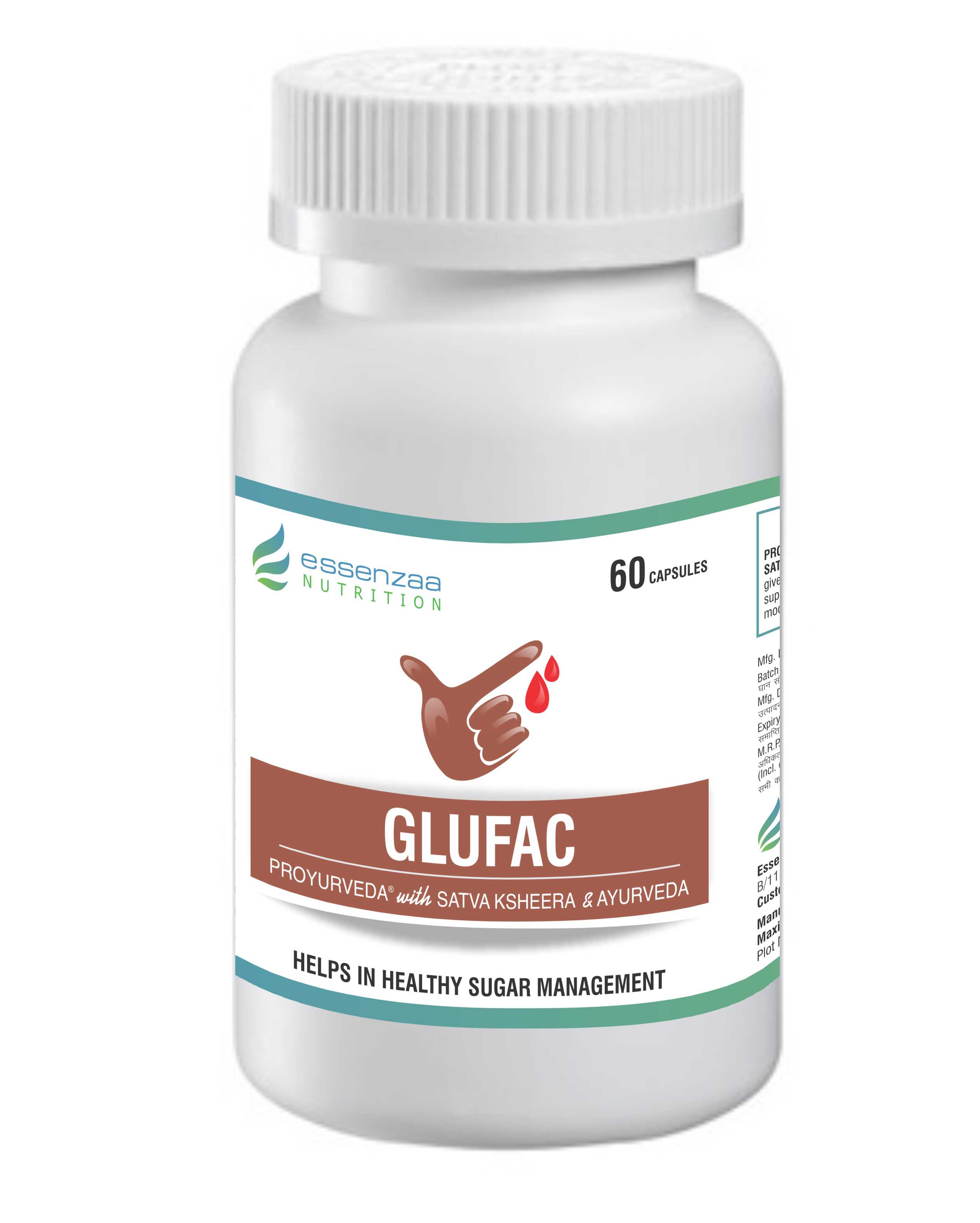 Essenzaa Glufac Capsule (Maximaa Proyurveda Glufac Capsule)